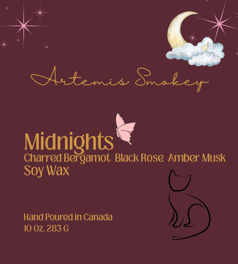 Midnights – Bergamot Rose Amber Soy Candle