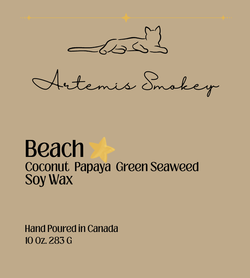 Beach – Coconut Papaya Sea Air Soy Candle