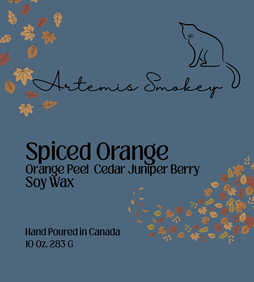 Spiced Orange – Orange Peel Juniper Cedar Soy Candle