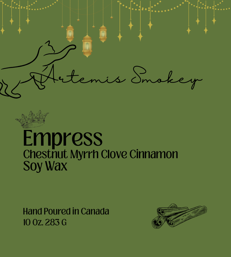 Empress – Chestnut Myrrh Spice Soy Candle