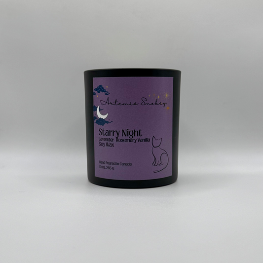 Starry Night – Lavender Rosemary Vanilla Soy Candle