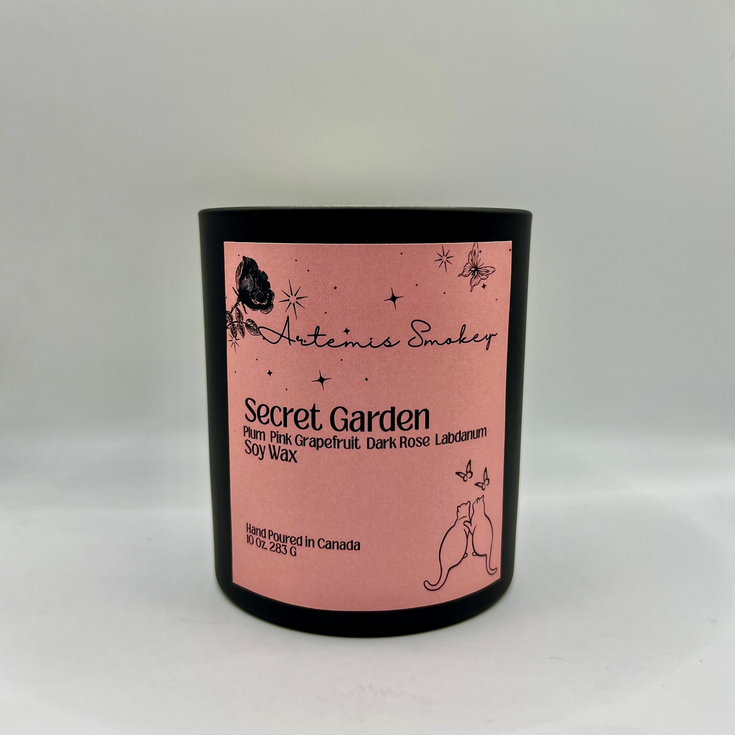 Secret Garden – Plum Grapefruit Rose Soy Candle